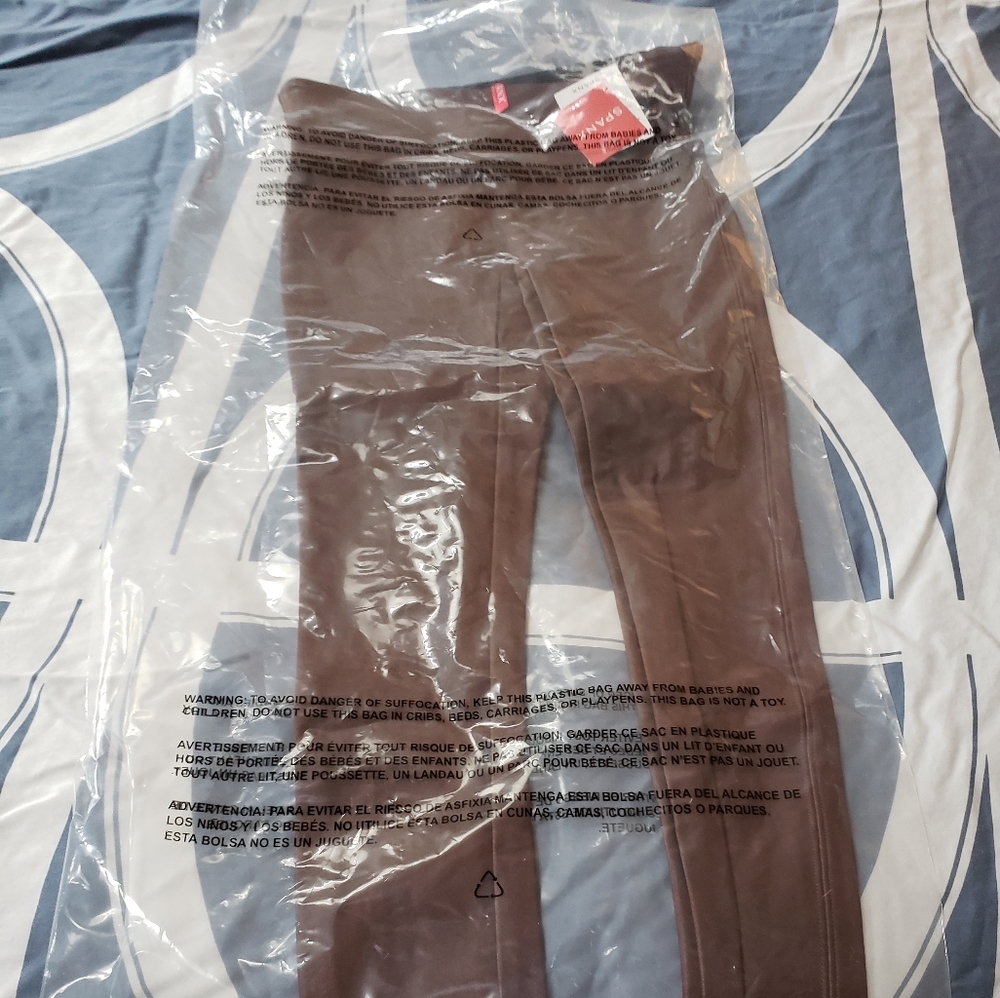 NWT Spanx Faux leather leggings
